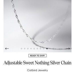 Catbird Sweet Nothing Sterling Silver Chain ⛓️‍💥